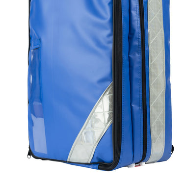 Community Nurse Kit Backpack Reflective Strips Side Angled (Large)